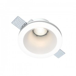 Γύψινο Χωνευτό Σποτ Οροφής Στρογγυλό ø120mm 1x GU10 max 50W D605 - UNIVERSE