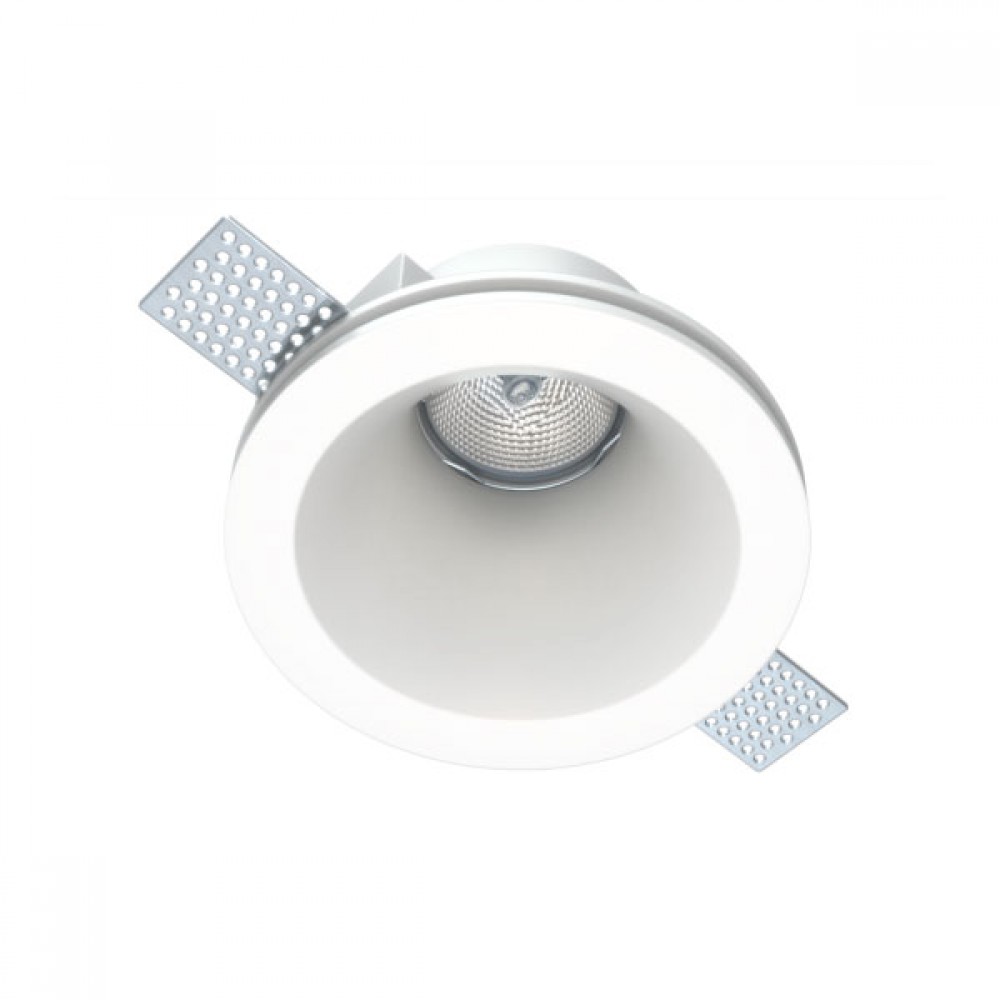 Γύψινο Χωνευτό Σποτ Οροφής Στρογγυλό ø120mm 1x GU10 max 50W D605 - UNIVERSE