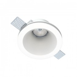 Γύψινο Χωνευτό Σποτ Οροφής Στρογγυλό ø120mm 1x GU10 max 50W D605 - UNIVERSE
