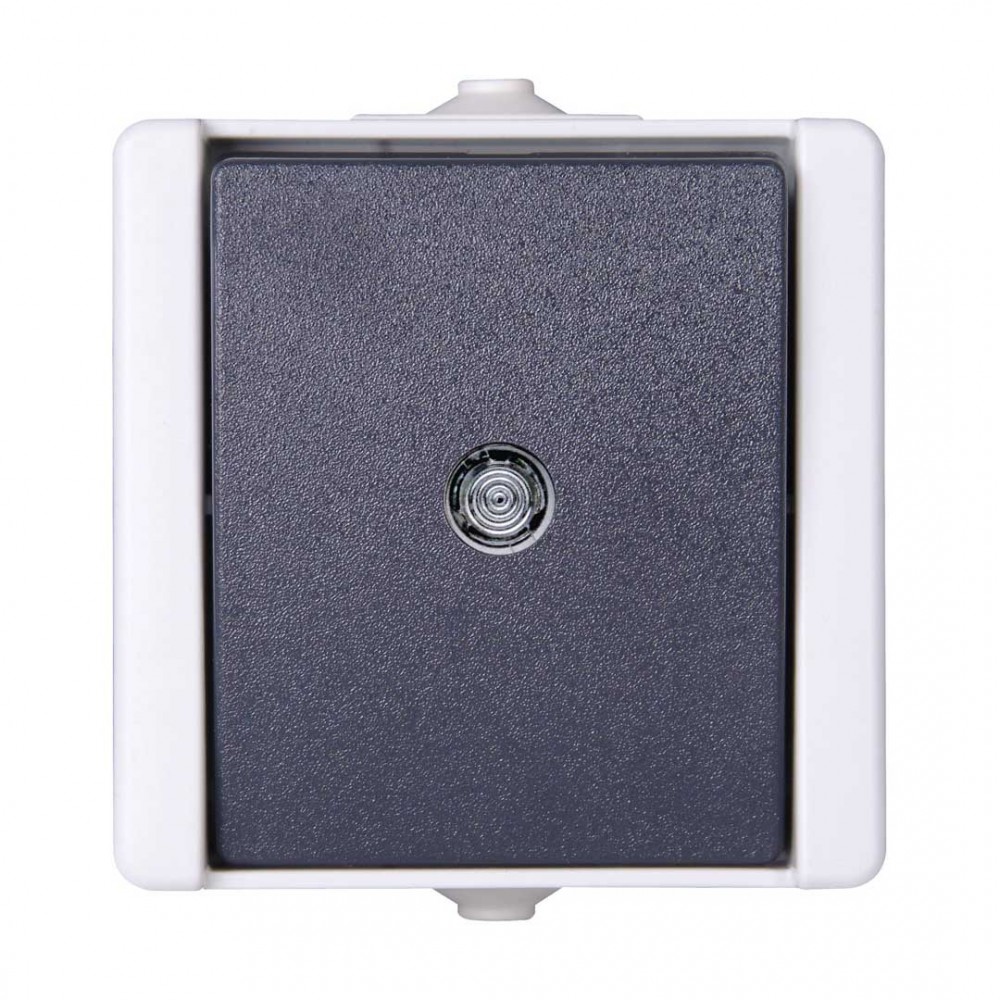 Μπουτόν με φως διακόπτης 240V/10A εξωτερικός IP44 - Kopp