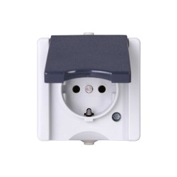 Πρίζα σούκο καπάκι 240V/16A εξωτερική IP44 - Kopp