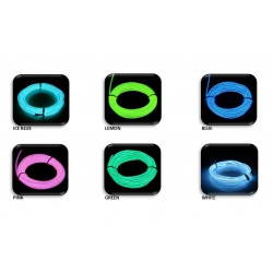 NEON FLUORESCENT LIGHT BLUE 3m ΜΕ ΤΡΟΦΟΔΟΤΙΚΟ ΜΠΑΤΑΡΙΑΣ (2ΧΑΑ not icl.) UNIVERSE