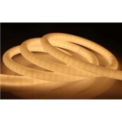 5 Μέτρα - ROUND NEON FLEX LED TAINIA ΔΥΟ ΟΨΕΩΝ Φ13mm 18W 24V 1800lm 360° IP65 DIMMABLE UNIVERSE