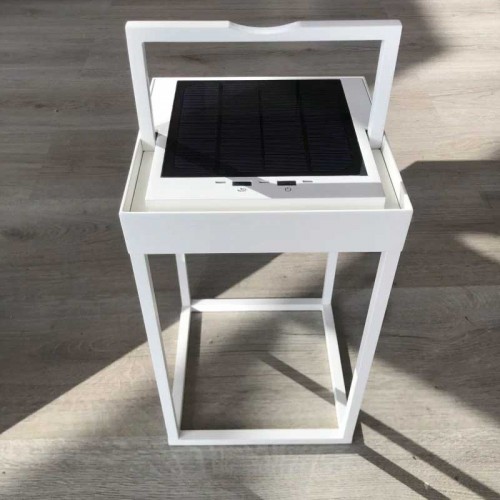 LED Επαναφορτιζόμενο Φορητό Φωτιστικό Ηλιακό Λευκό 2.2W IP65 Diogene Hybrid - LOGICA