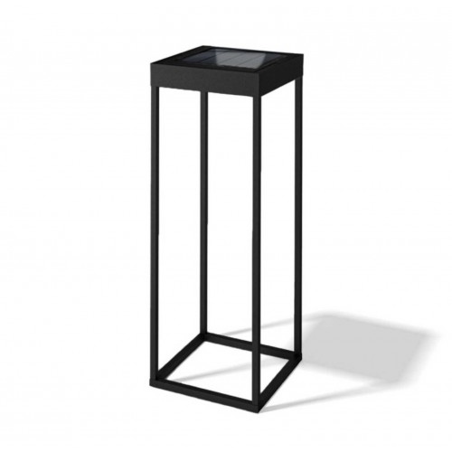 LED Επαναφορτιζόμενο Φορητό Φωτιστικό Ηλιακό Μαύρο 2.2W IP65 Diogene Hybrid Large - LOGICA