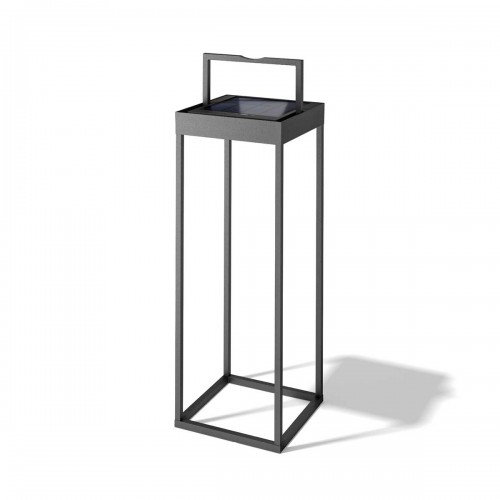 LED Επαναφορτιζόμενο Φορητό Φωτιστικό Ηλιακό Ανθρακί 2.2W IP65 Diogene Hybrid Large - LOGICA