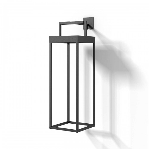 LED Επαναφορτιζόμενο Φορητό Φωτιστικό Ηλιακό Ανθρακί 2.2W IP65 Diogene Hybrid Large - LOGICA