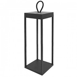 LED Επαναφορτιζόμενο Φορητό Φωτιστικό Ανθρακί 2.2W IP65 Diogene Large - LOGICA