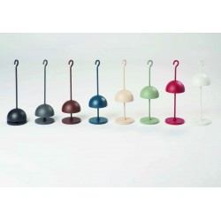 LED Ασύρματο Επαναφορτιζόμενο Φορητό Φωτιστικό Μπλε 2.5W IP65 IOTA - LOGICA