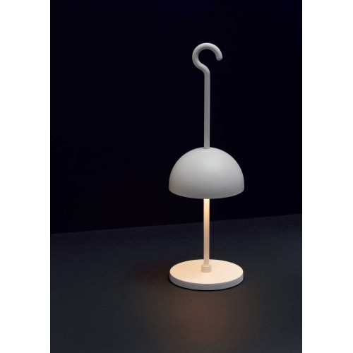 LED Ασύρματο Επαναφορτιζόμενο Φορητό Φωτιστικό Λευκό 2.5W IP65 IOTA - LOGICA