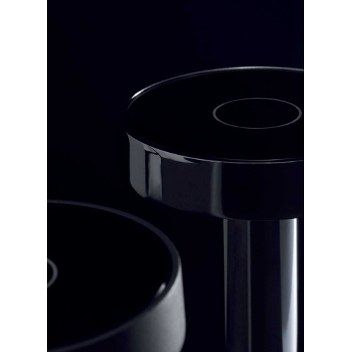 LED Ασύρματο Επαναφορτιζόμενο Φορητό Φωτιστικό Μαύρο Χρώμιο 2.5W IP65 ZEN - LOGICA