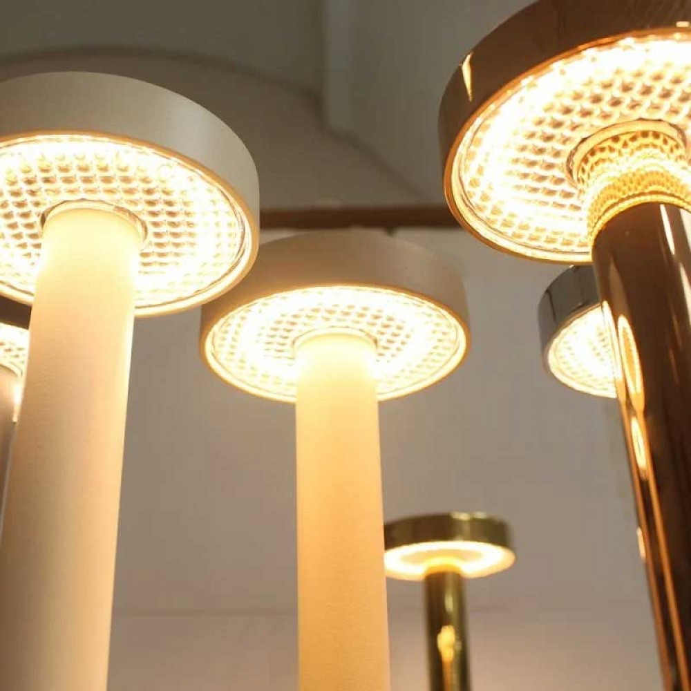 LED Ασύρματο Επαναφορτιζόμενο Φορητό Φωτιστικό Σκούρο Γκρι 2.5W IP65 ZEN - LOGICA