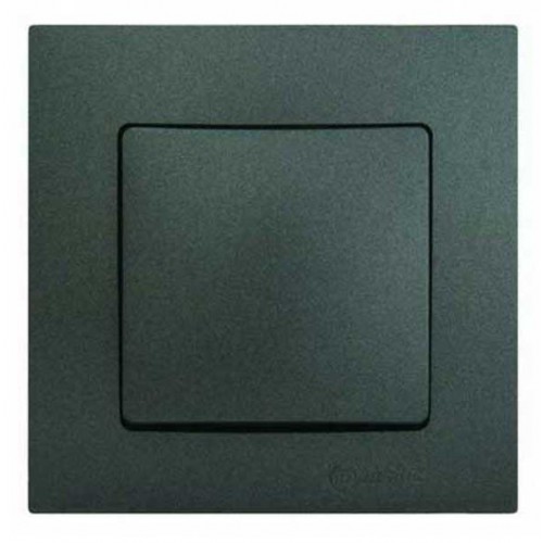 Χωνευτός Διακόπτης A/R Lillium Σε Ανθρακί Ματ Χρώμα Makel