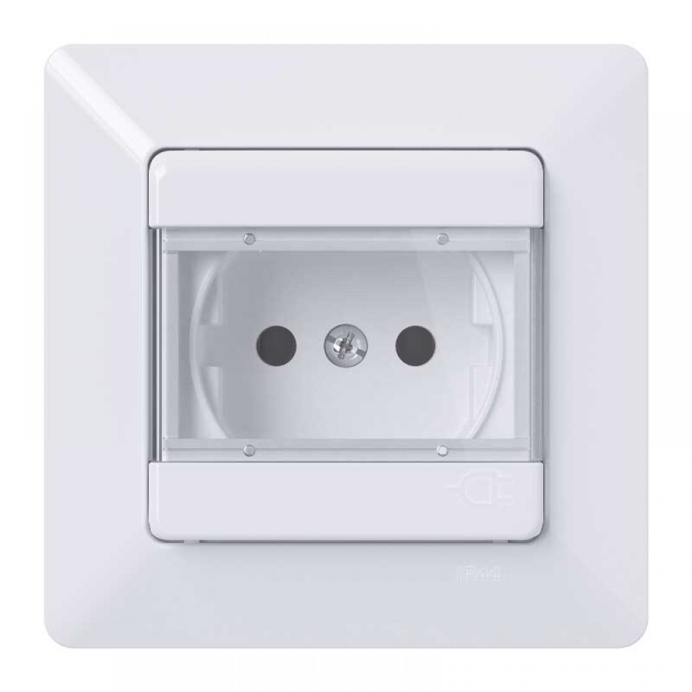Πρίζα Σούκο Καπάκι με Βίδα 240V/16A Χωνευτή Στεγανή IP44 MIKRO - UNIVERSE