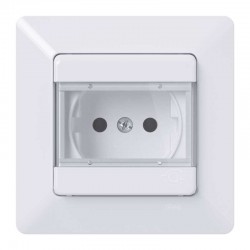 Πρίζα Σούκο Καπάκι με Βίδα 240V/16A Χωνευτή Στεγανή IP44 MIKRO - UNIVERSE