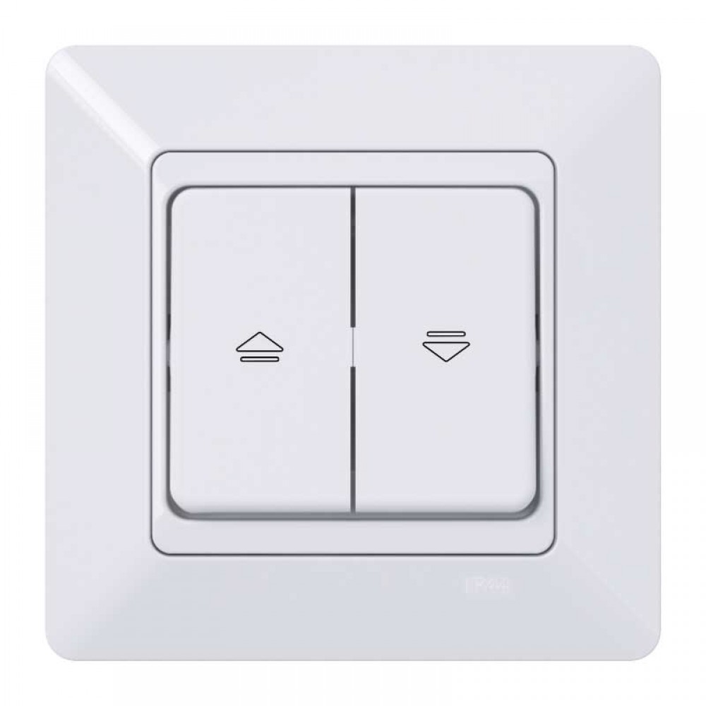 Μπουτόν Ρολλών 240V/10A Χωνευτός Στεγανός IP44 MIKRO - UNIVERSE