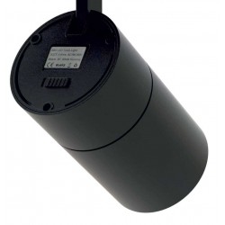 Σποτ ράγας 30W LED COB με τριφασικό αντάπτορα CCT tunable - Μαύρο - UNIVERSE