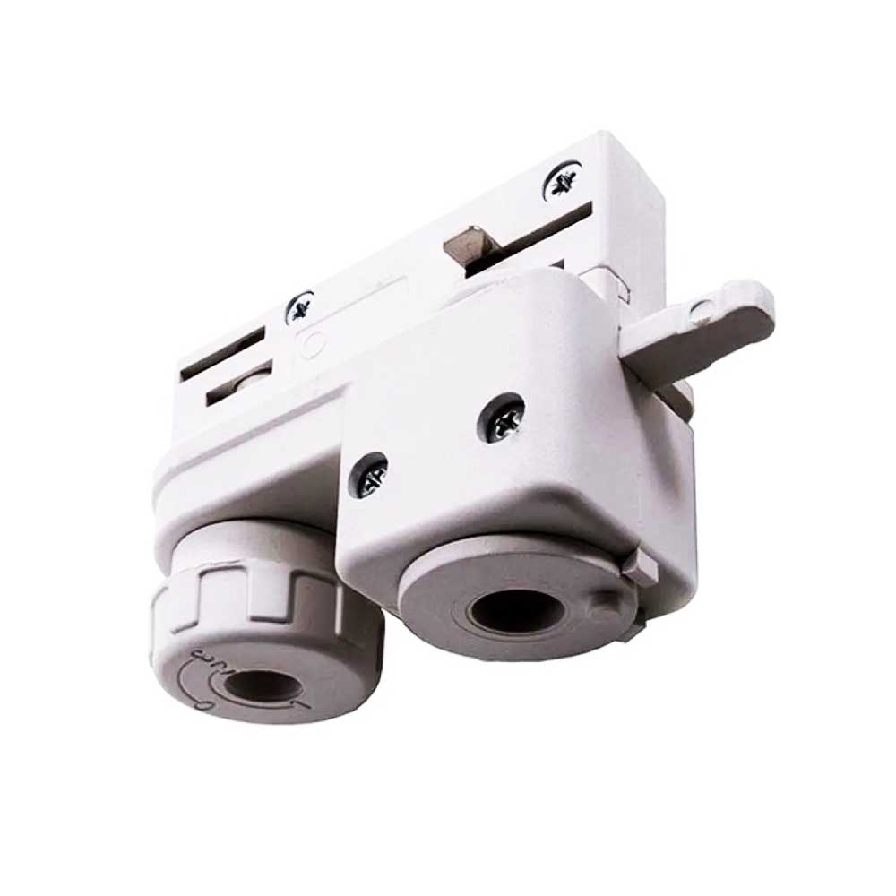 Ηλεκτρικός Αντάπτορας για Ράγα Μονοφασική Λευκός - UNIVERSE