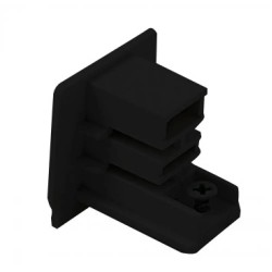 Τερματική Τάπα Για Τριφασική Ράγα Φωτισμού Μαύρη - UNIVERSE