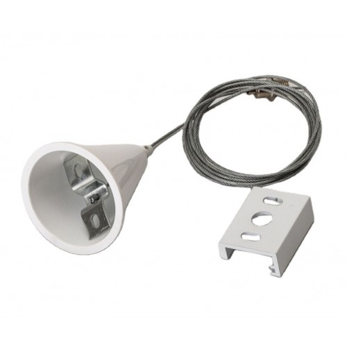 Κιτ Ανάρτησης Για Τριφασική Ράγα Φωτισμού Λευκό - UNIVERSE