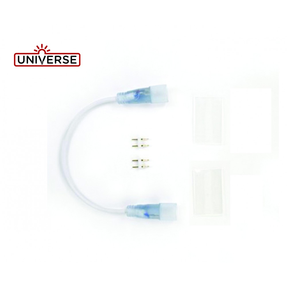 ROUND NEON ΣΥΝΔΕΣΜΟΣ ΜΕ ΚΑΛΩΔΙΟ 2 ΚΑΛΩΔΙΩΝ ΓΙΑ ΤΑΙΝΙΑ MONOCROME UNIVERSE 