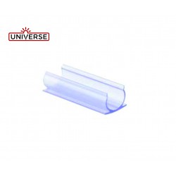 ROUND NEON CLIPS 5CM ΓΙΑ ΤΑΙΝΙΑ LED MONOCROME ΣΕΤ 5ΤΜΧ - UNIVERSE 