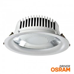Επαγγελματικό Χωνευτό Φωτιστικό LED COB 50W με OSRAM DRIVER - Universe