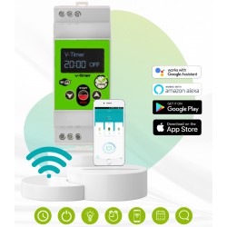 Ψηφιακός Χρονοδιακόπτης Ράγας Αντίστροφης Μέτρησης Θερμοσίφωνα με Ρελέ V-Timer v3 Smart Wifi v.3