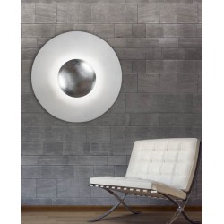 Πλαφονιέρα Μεταλλική Έμμεσου Φωτισμού Λευκή ø80cm 6xG9 max 40W - Zambelis Lights