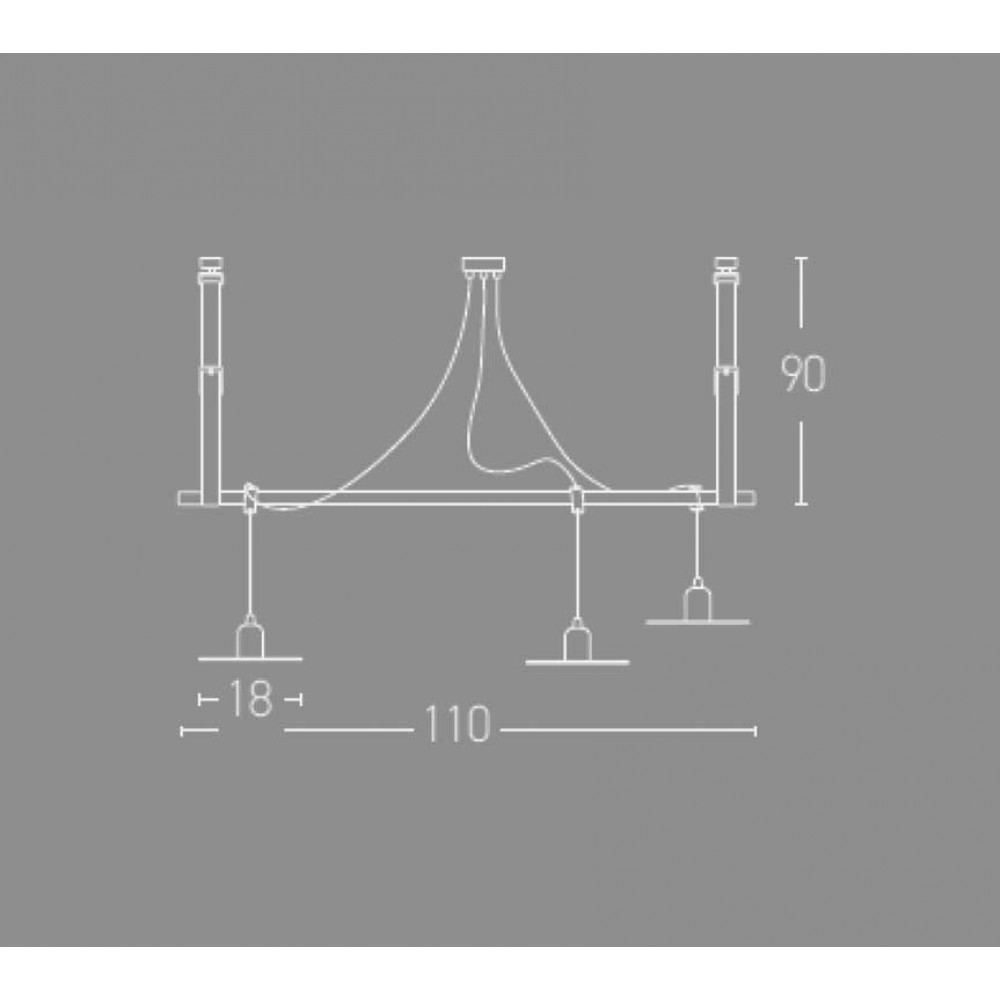 Vintage Κρεμαστό Φωτιστικό Τρίφωτο Με Κόκκινη Οξείδωση με Δερμάτινες Ζώνες 3xE27 - ZAMBELIS LIGHTS
