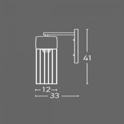 Απλίκα Από Τσιμέντο Φ12CM 1xE27 - ZAMBELIS LIGHTS