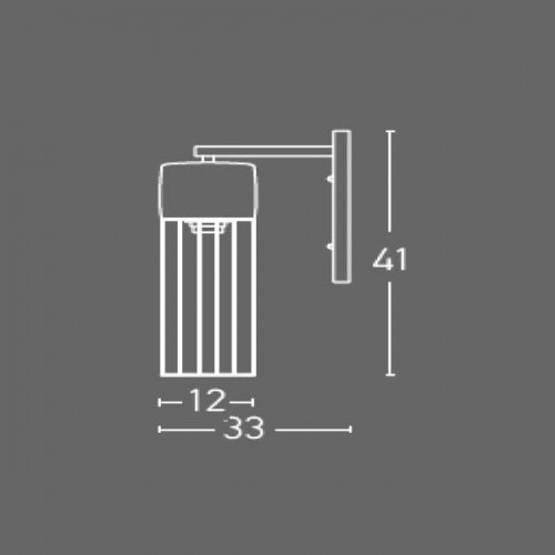 Απλίκα Από Τσιμέντο Φ12CM 1xE27 - ZAMBELIS LIGHTS