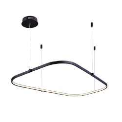 LED Κρεμαστό Φωτιστικό Αλουμινίου Σε Μαύρο Ματ 42W - ZAMBELIS LIGHTS