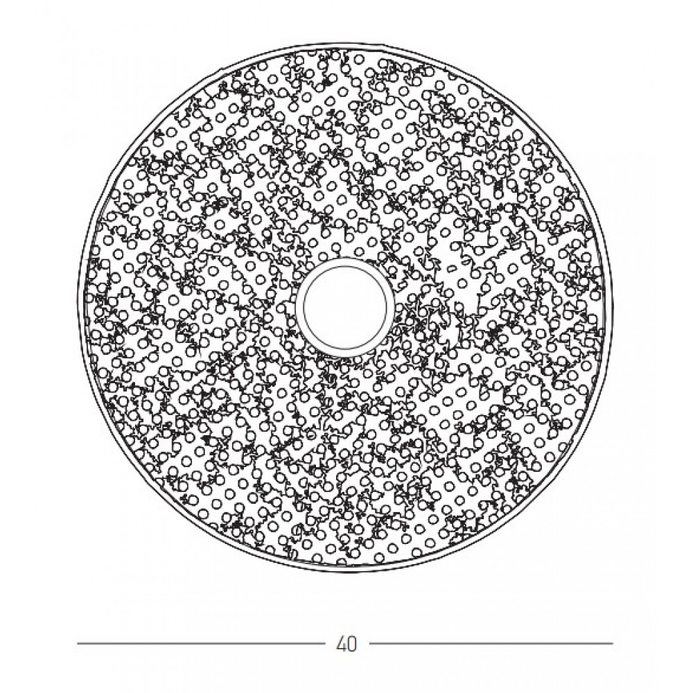 Απλίκα από Μέταλλο και Πλεκτό από Θάμνο D40cm 1xE27 - Zambelis Lights