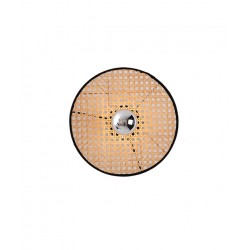 Απλίκα από Μέταλλο και Πλεκτό από Θάμνο D25cm 1xE27 - Zambelis Lights