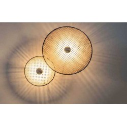 Απλίκα από Μέταλλο και Πλεκτό από Θάμνο D40cm 1xE27 - Zambelis Lights