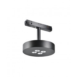 ΣΠΟΤ ΜΑΓΝΗΤΙΚΗΣ ΡΑΓΑΣ Φ120mm 3000K 12W ON/OFF ΜΑΥΡΟ - ZAMBELIS LIGHTS