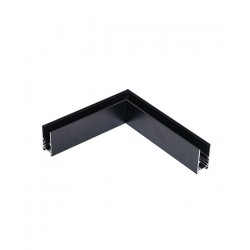 ΣΥΝΔΕΣΜΟΣ ΓΩΝΙΑΣ ΜΑΓΝΗΤΙΚΗΣ ΡΑΓΑΣ ΟΡΟΦΗΣ ΒΑΘΥΑ ΟΡΙΖΟΝΤΙΟΣ ΜΑΥΡΟΣ - ZAMBELIS LIGHTS