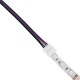 Ταχυσύνδεσμος Τροφοδοσίας IP20 - Strip To Power Connector 4 PIN Male για Ένωση 1 x RGB Ταινία LED Πλάτους 10mm