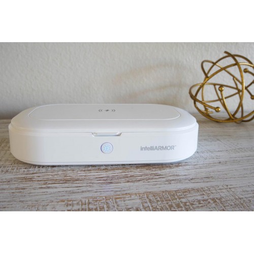 intelliARMOR UV Shield+ 360° Phone Sanitizer Απολυμαντικό UV Smartphone (λευκό)