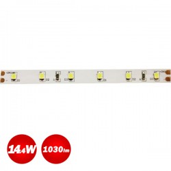 5 Μέτρα Αυτοκόλλητη LED Ταινία 14.4W SMD 24V Μη Αδιάβροχη IP33 ACA