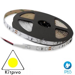 Ταινία Led Αυτοκόλλητη 4.8W 12V IP65 TΩRA COLORS 5 μέτρα ΚΙΤΡΙΝΟ CUBALUX