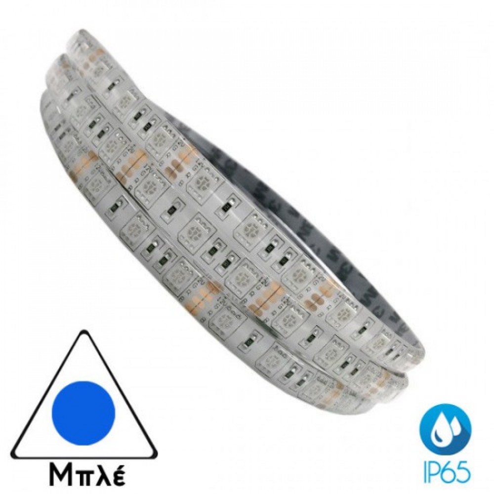5 Μέτρα Led Ταινία 7.2W SMD 24V Αδιάβροχη IP65 Μπλε ACA