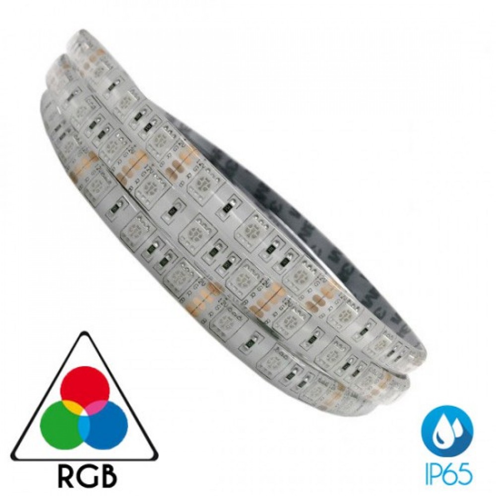 5 Μέτρα Led Ταινία 7.2W SMD 24V Αδιάβροχη IP65 RGB ACA