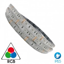 5 Μέτρα Led Ταινία 7.2W SMD 24V Αδιάβροχη IP65 RGB ACA