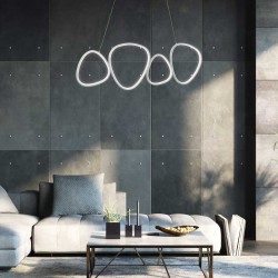 LED Κρεμαστό Φωτιστικό Ράγα 50W Helix - Viokef