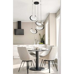 LED Κρεμαστό Φωτιστικό 4/Φωτο 85W Adele - Viokef