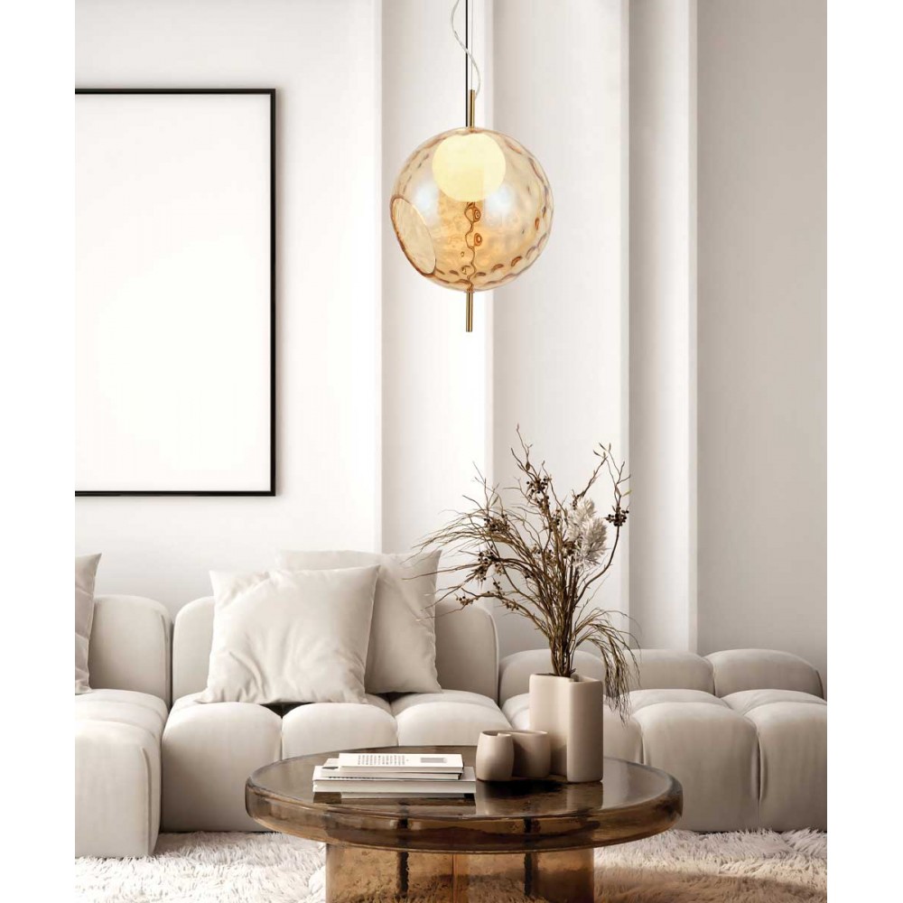 LED Κρεμαστό Φωτιστικό Μονόφωτο Μελί 7W Dalia - Viokef