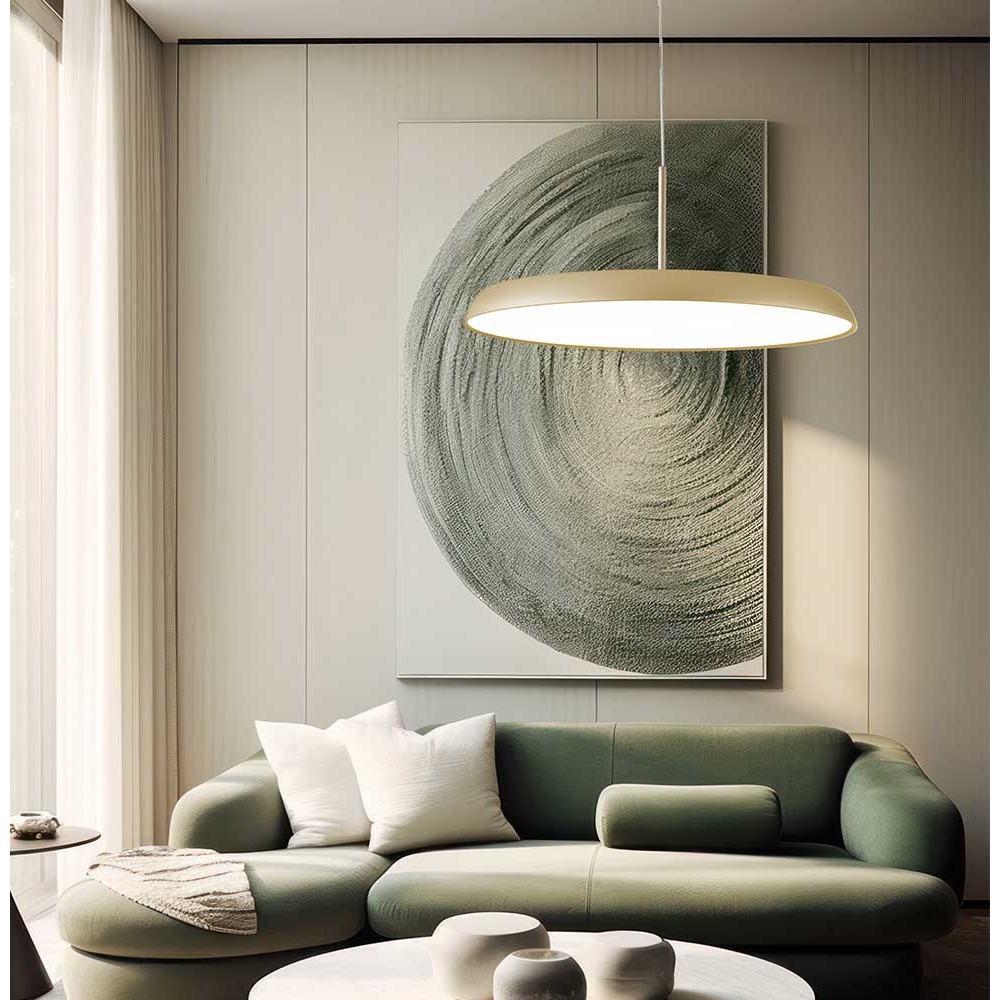 LED Κρεμαστό Φωτιστικό Μονόφωτο 41W Art - Viokef