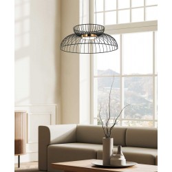 LED Κρεμαστό Φωτιστικό Μονόφωτο D:500 9W Igor - Viokef